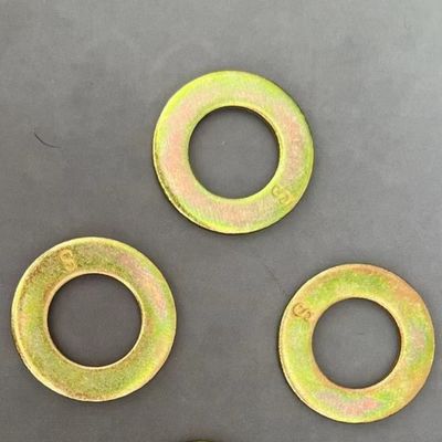 SAE Flat Steel Washers Zinc Plated / HDG For Mechanical Applications