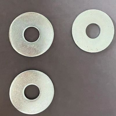 DIN9021 Zinc Plated / HDG Structural Steel Washer M6-M100 For Automobile Manufacturing
