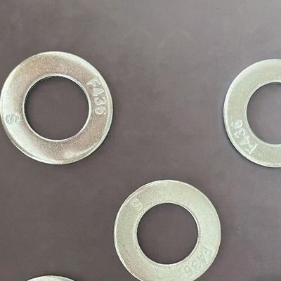 F436 Zinc Plated Plain Washer 1/4'' - 4'' For Industrial Machinery