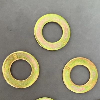 SAE Flat Steel Washer Zinc Plated / HDG For Railway Line
