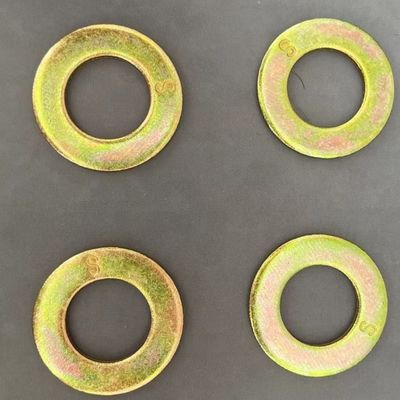 SAE Plain / Dacromet Washer / Flat Steel Washer Customized For Wind Turbines
